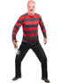 Adult A Nightmare On Elm Street Freddy Krueger kit with striped top and hat