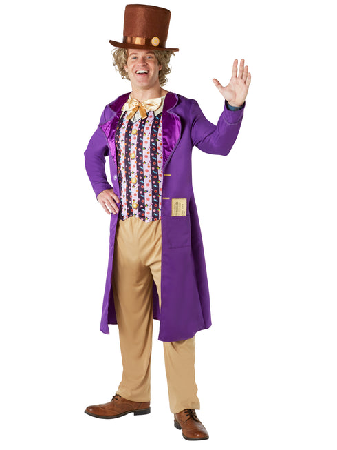 Adults Roald Dahl Willly Wonka Deluxe Costume