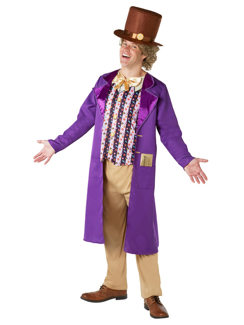 Adults Roald Dahl Willly Wonka Deluxe Costume