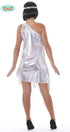 Charleston Silver Flapper Dress Costume