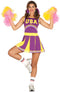 Ladies classic cheerleader dress costume for sports and fancy dress parties