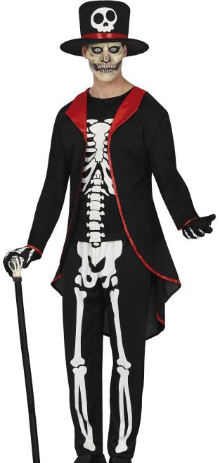 Elegant Skeleton Adults Costume