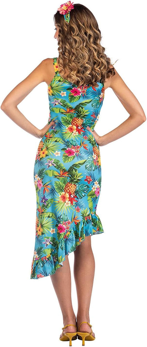 Blue Hawaiian Dress Costume