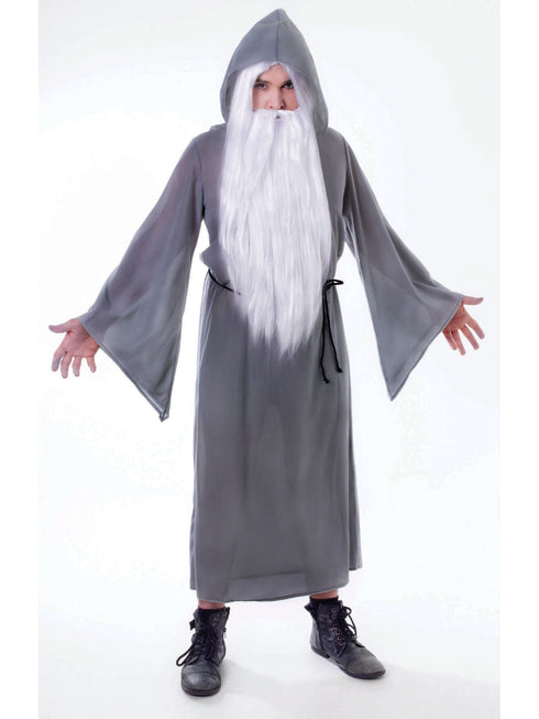 Wizard Cloak Grey Costume