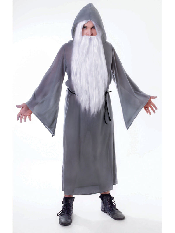 Wizard Cloak Grey Costume
