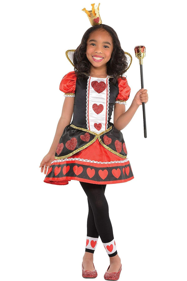 Queen of Hearts Girls Costume