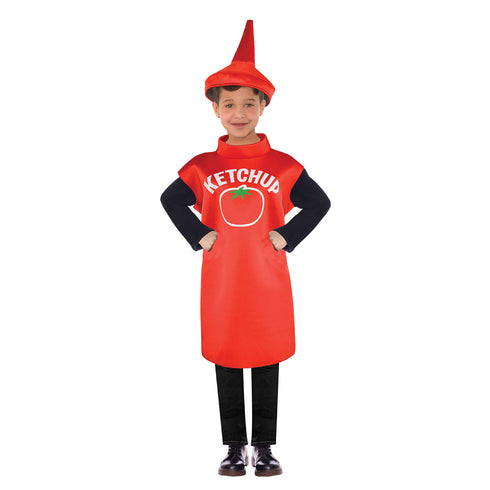 Ketchup Bottle Kids Costume