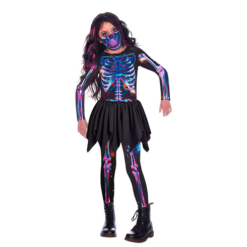 Skeleton Sustainable Girls Costume