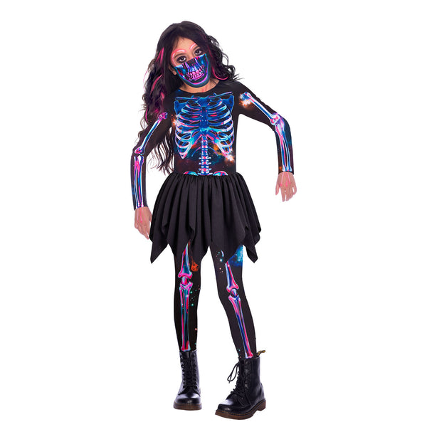 Skeleton Sustainable Girls Costume