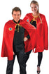 Adult Superhero Red Cape Unisex Costume