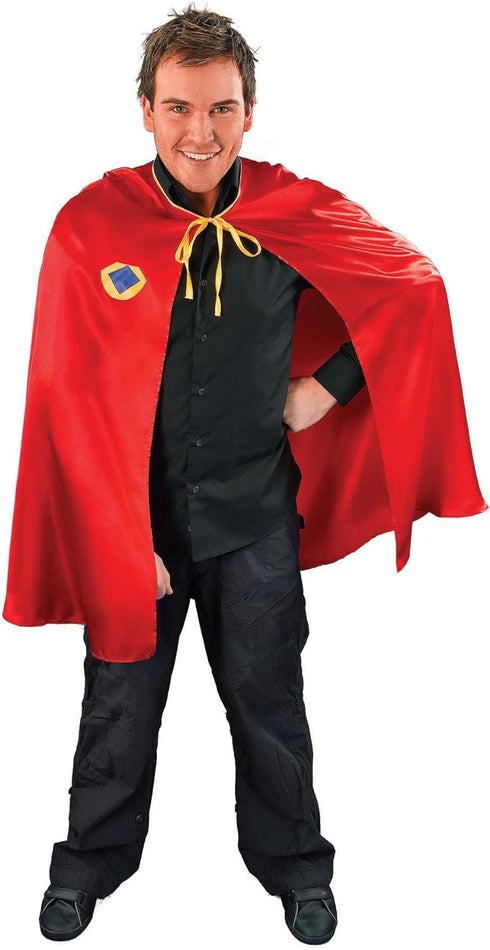Adult Superhero Red Cape Unisex Costume