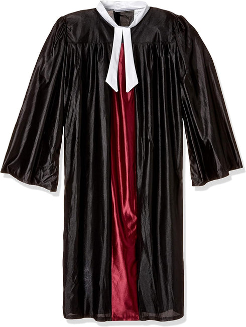 Unisex Judge Gown Robe Costume - Black