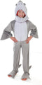 Shark Plush with Head Kids Costume 128 cm