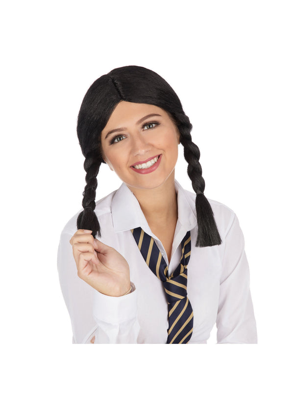 School Girl Black Wig