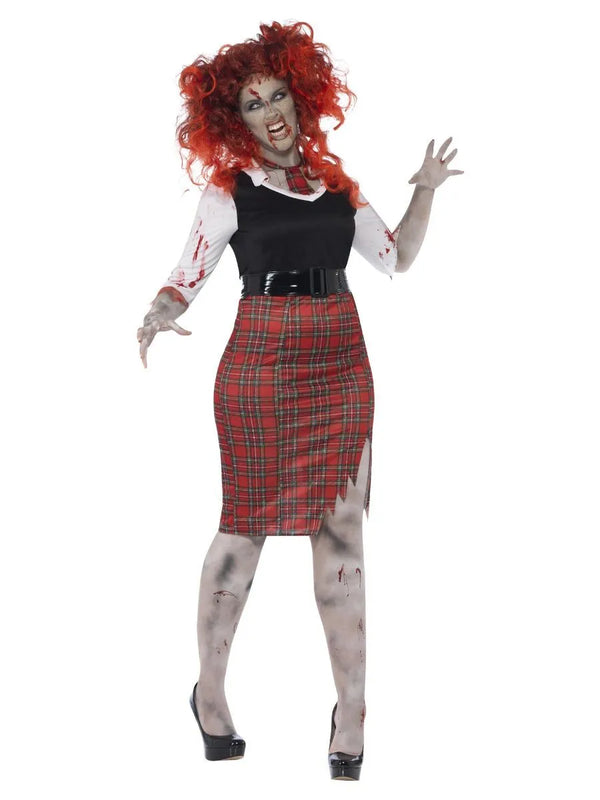 Zombie School Girl Dress Costume