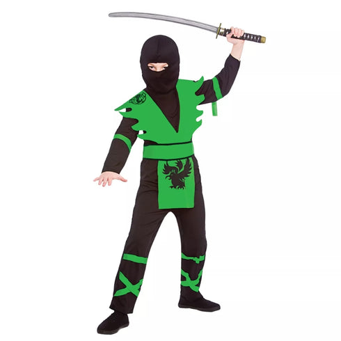 Green Dragon Ninja Assassin Child Costume