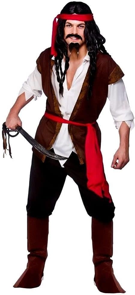 Caribbean Pirate Costume - Adults