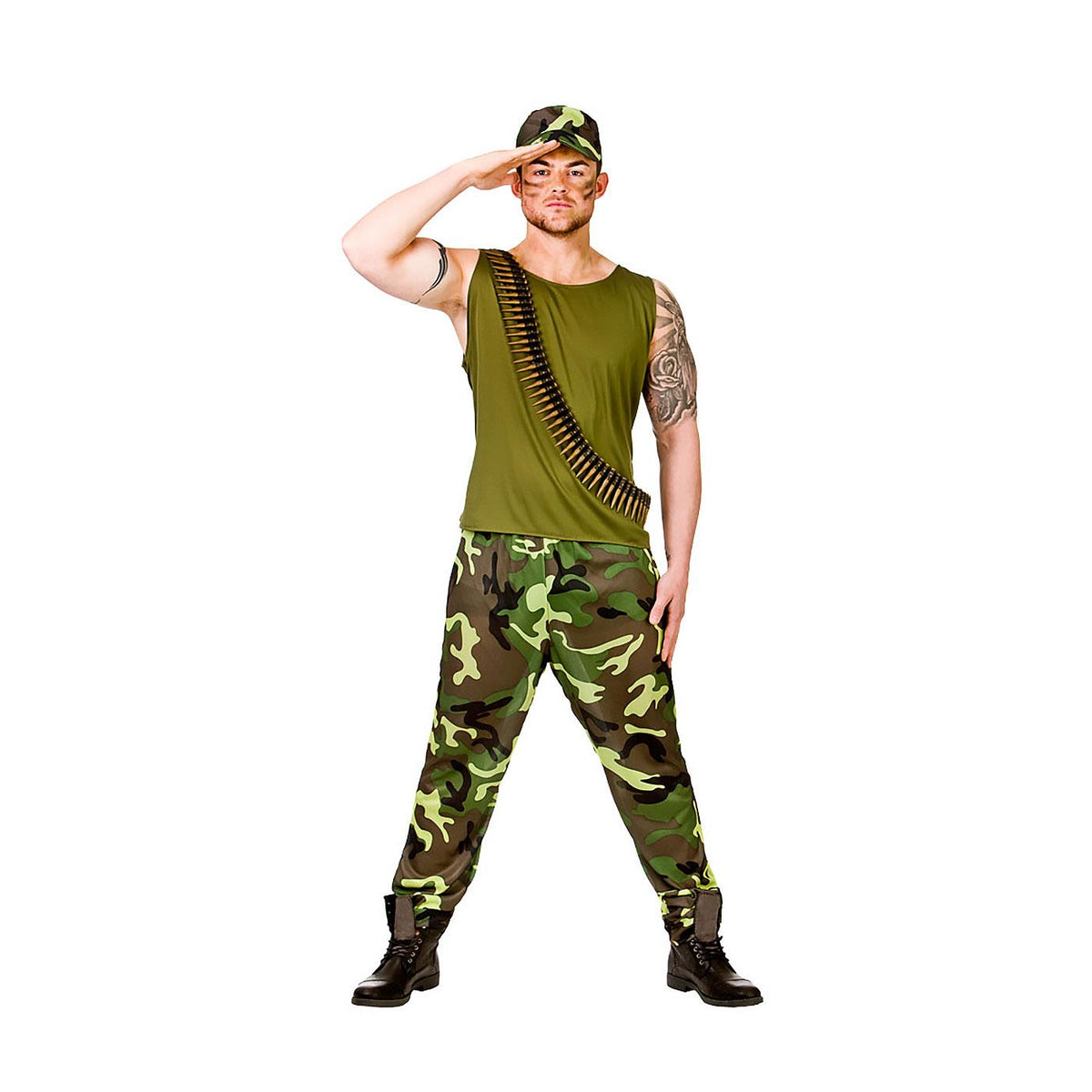 Army Guy Fancy Dress Costume | Men's Military Outfit - Costume N Party ...