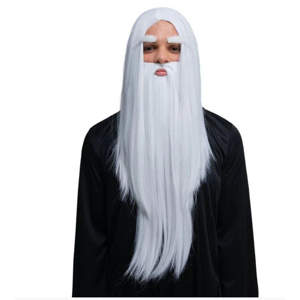 Wizard Wig Beard Eyebrow Set