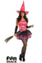 Gorgeous Burlesque Spider Witch Pink Costume