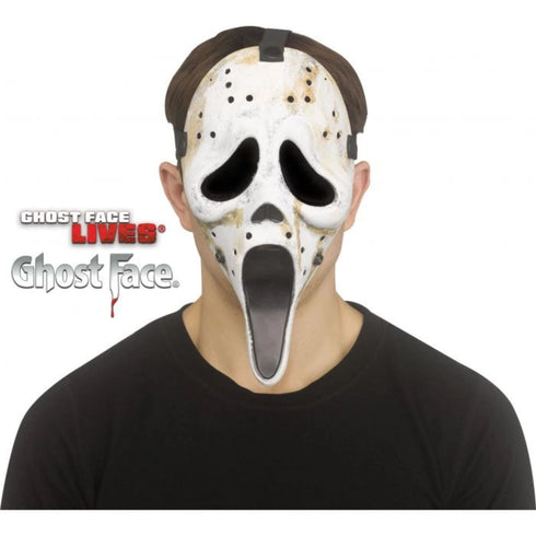 Ghost Face® Hockey Mask - Distressed