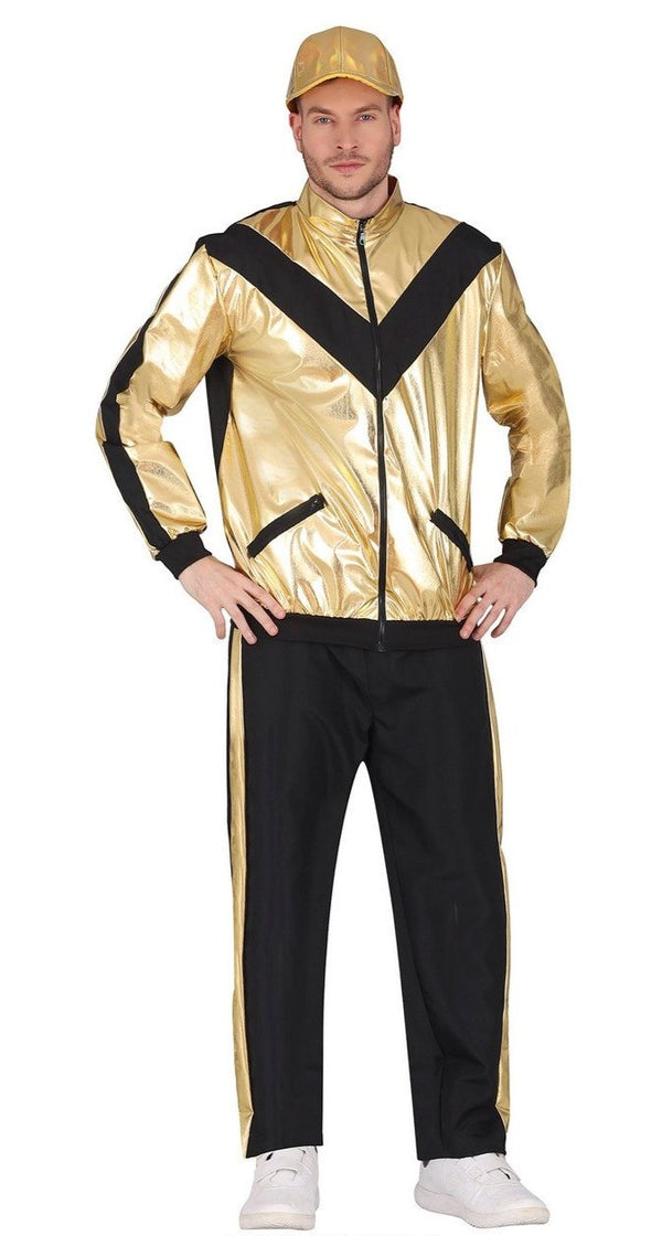 Golden Tracksuit Men Costume