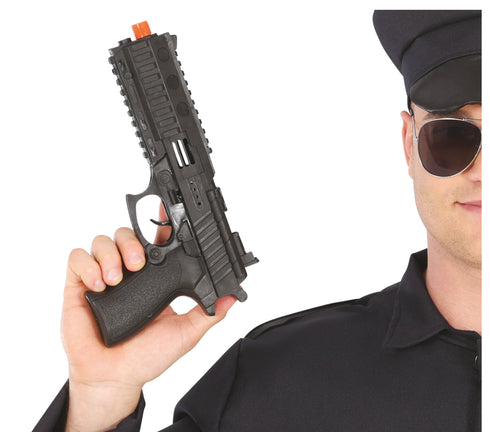 Fake Toy Pistol 28cm – Cops & Robbers Costume Accessory