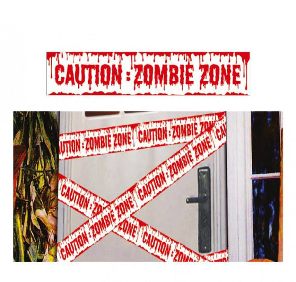 “CAUTION” Zombie Tape 600 X 12 CM