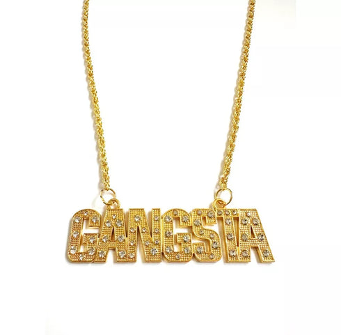 Gangsta Gold Necklace Bling