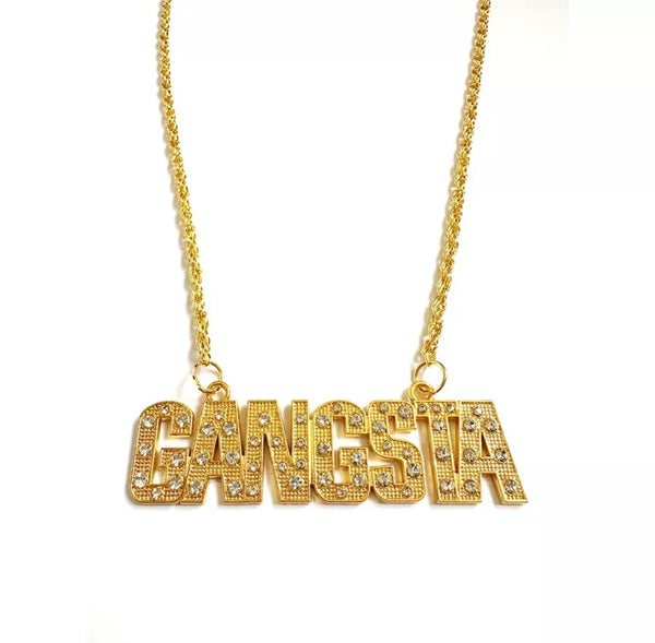 Gangsta Gold Necklace Bling