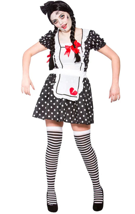 Ladies Broken Doll Halloween Costume