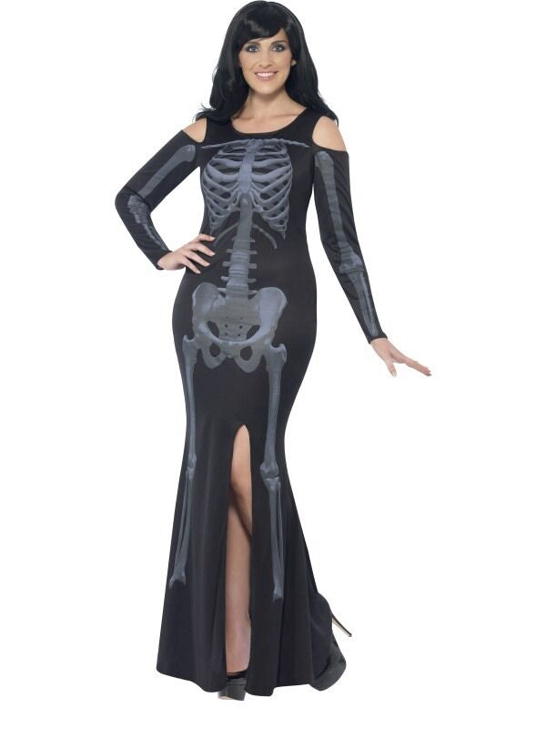 Ladies Curvy Skeleton Costume