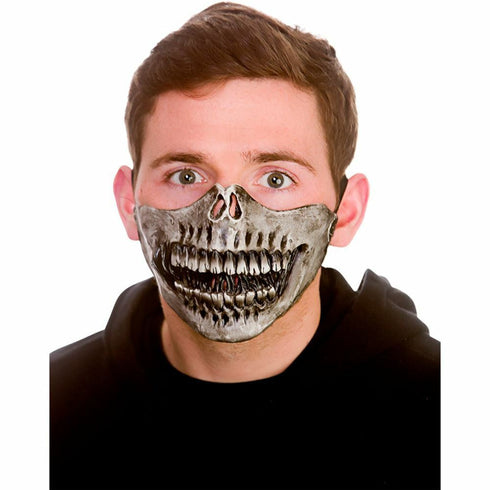 Skeleton Half Face Latex Mask