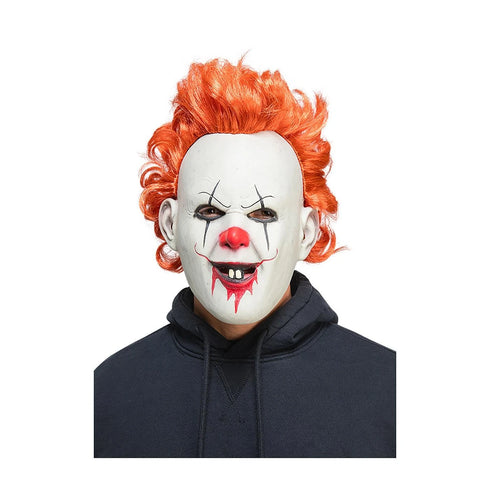 Red Haired Clown Mask