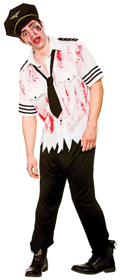 Zombie Airline Pilot Costume