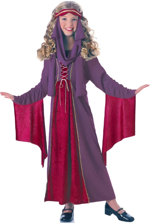 Gothic Princess Velvet Trimmed Dress Costume