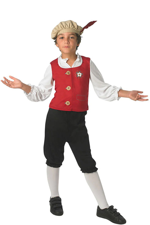 Tudor King Red Costume Boys