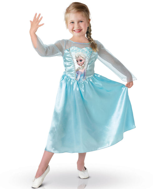 Girls Frozen Elsa Classic Costume