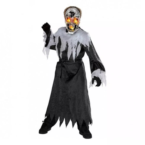 Boys Skull Light Up Costume