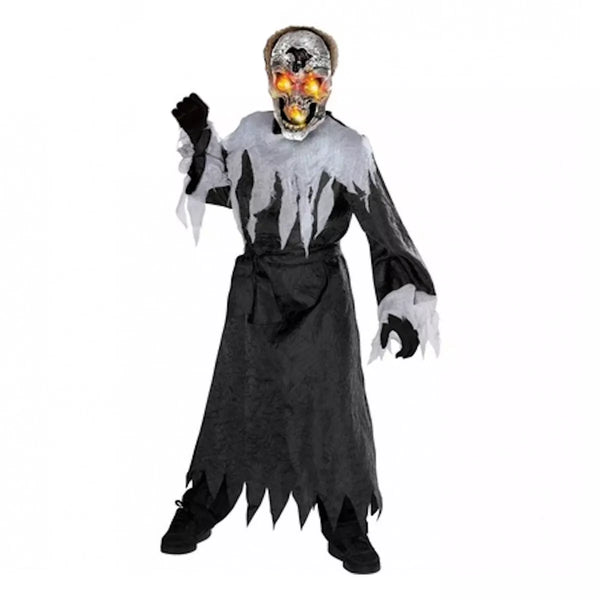 Boys Skull Light Up Costume