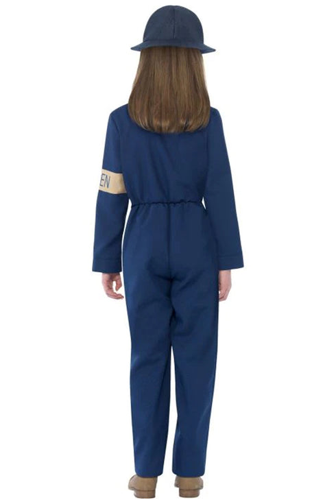 Horrible Histories Air Warden Girls Costume