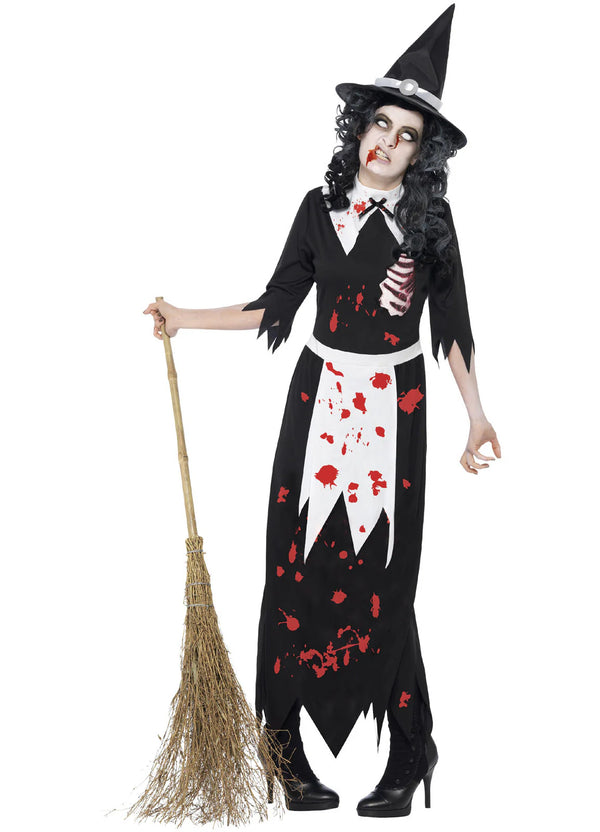 Zombie Authentic Salem Witch Costume