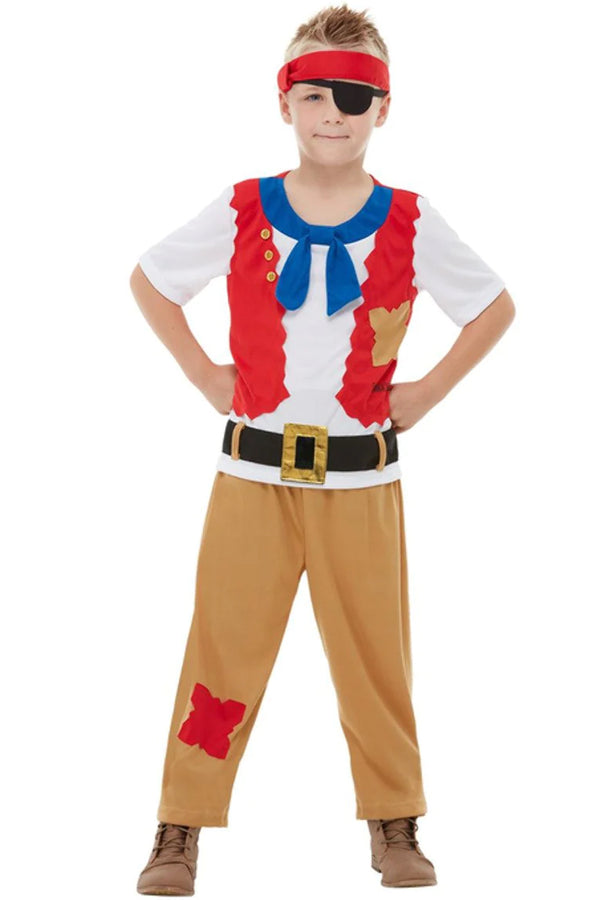 Horrible Histories Pirate Crew Boys Costume
