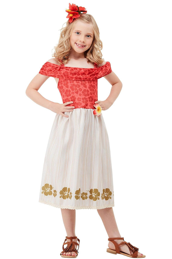 Hawaiian Princess Girls Costume