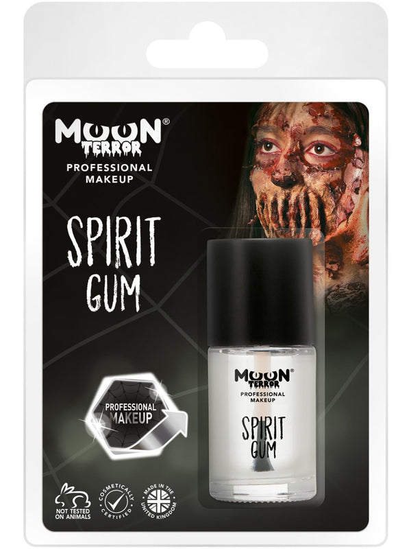 Moon Terror Pro FX clear spirit gum adhesive for prosthetics and fake scars