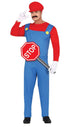 Train Engine Driver Adult Costume - Red