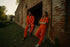 Orange Prisoner Overalls Adult Fancy Dress Costume