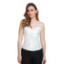 Deluxe Satin/Lace Corset - White
