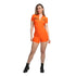 Sexy Convict Orange Romper Costume