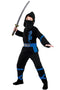 Power Ninja Black and Blue Kids Costume